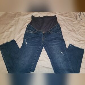 Maternity straight leg jeans